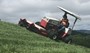 Mowing slopes up to 32 degree grade